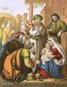 耶穌誕生裝飾畫人物動物三個基督聖經基督的誕